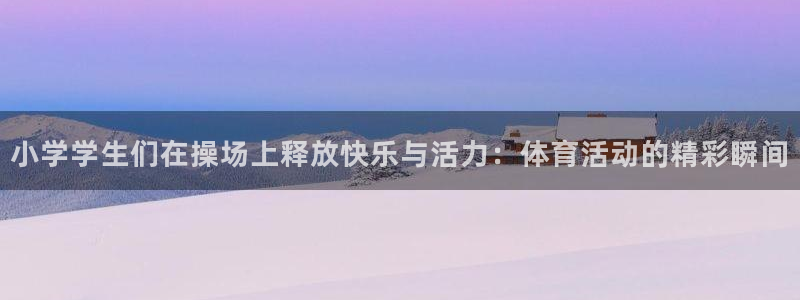 杏悦2体育登录入口：小学学生们在操场上释放快乐与活力：体育活动的精彩瞬间