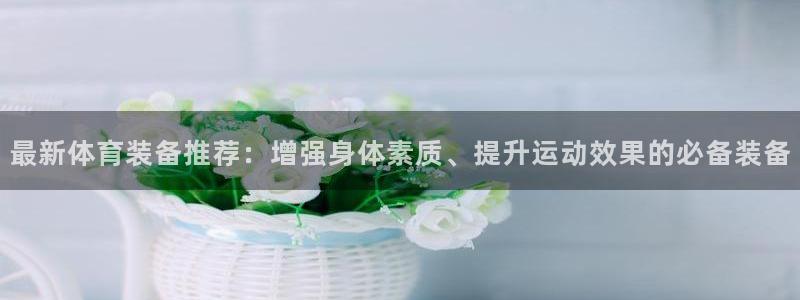 意昂3官网登录：最新体育装备推荐：增强身体素质、提升运动效果的必备装备